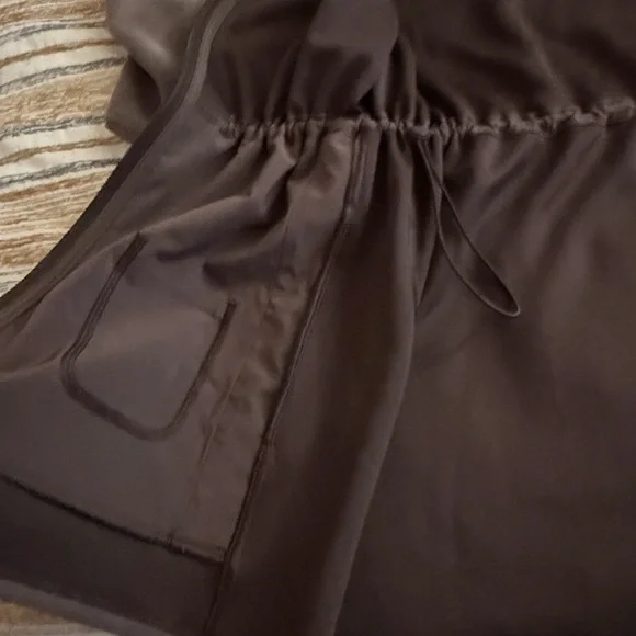 Lululemon ESPRESSO* SOFTSTREME cinchable waist full zip jacket - Picture 7 of 12